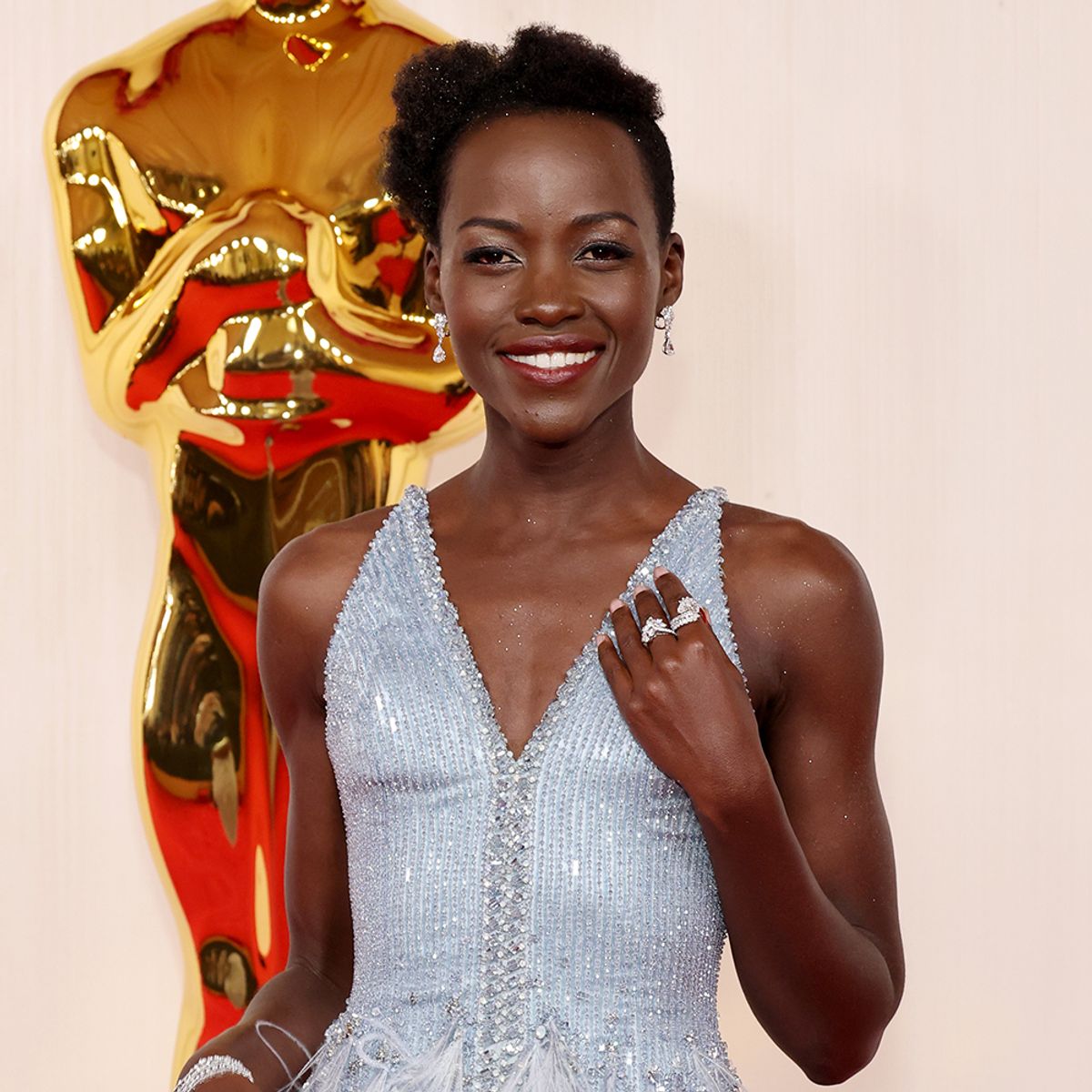 Lupita Nyong'o attends the 96th Annual Academy Awards