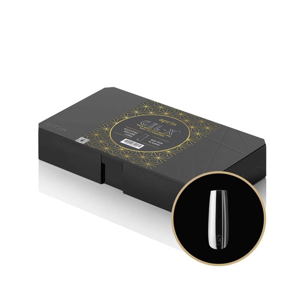 GEL-X® SCULPTED SQUARE LONG BOX OF TIPS - PRO