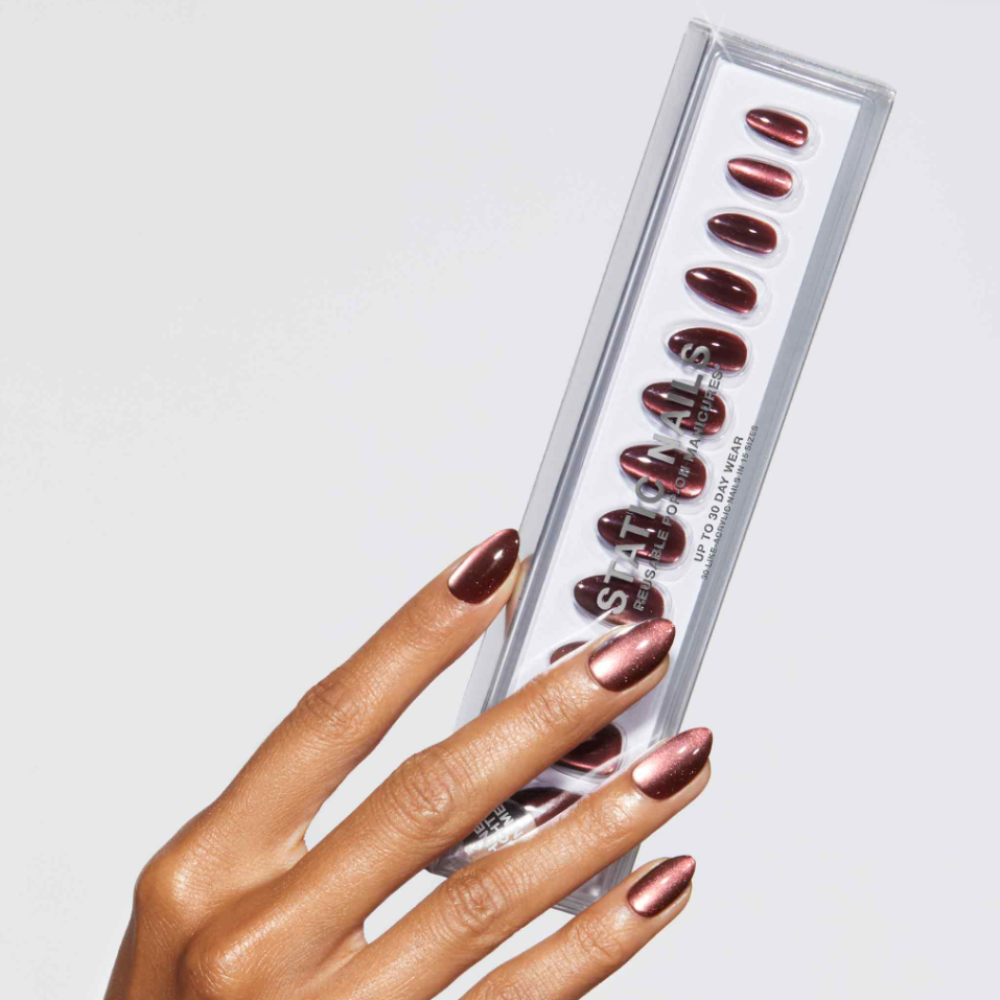Static Nails INFLUENCED ALMOND Reusable Pop-On Manicures® ($20)