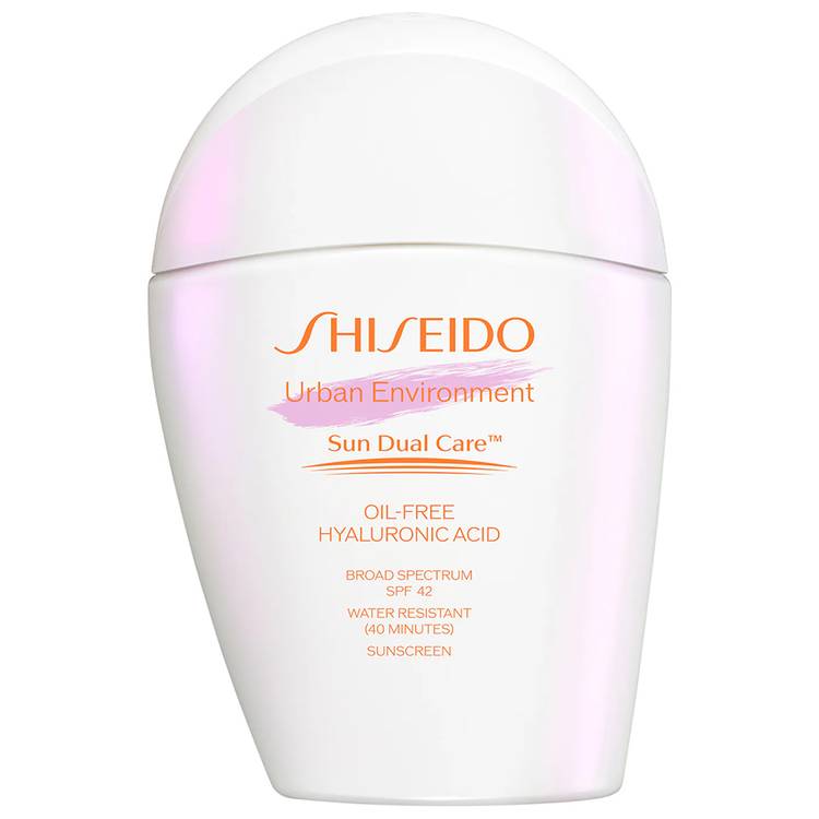 Shiseido Urban Environment Sun Dual Care Oil-Free Broad Spectrum SPF 42 Sunscreen ($38)