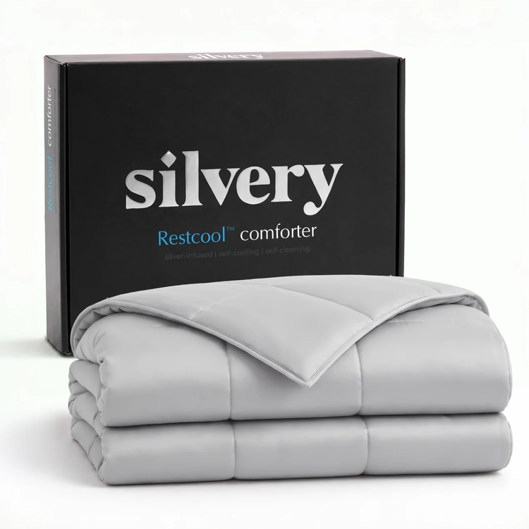 silvery restcool comforter