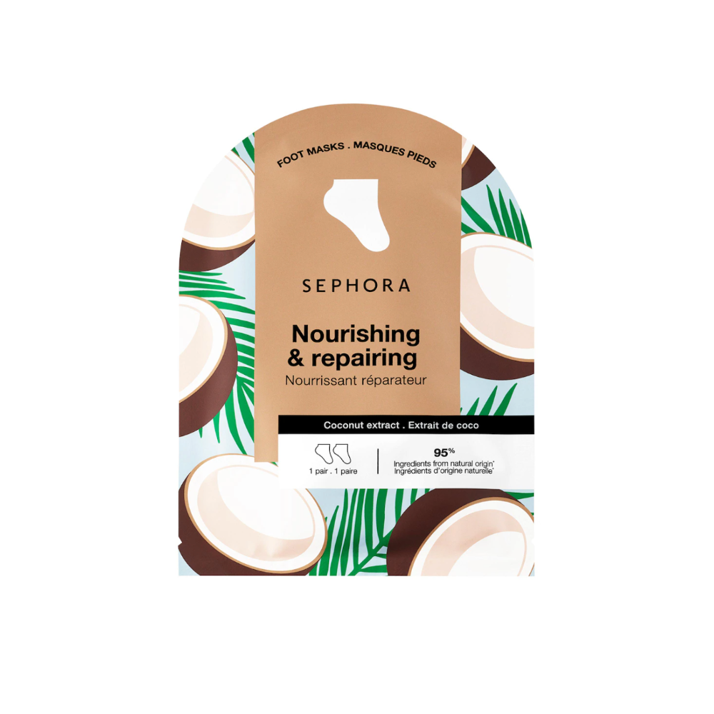 Nourishing Foot Mask in Coconut + Lavender ($5)