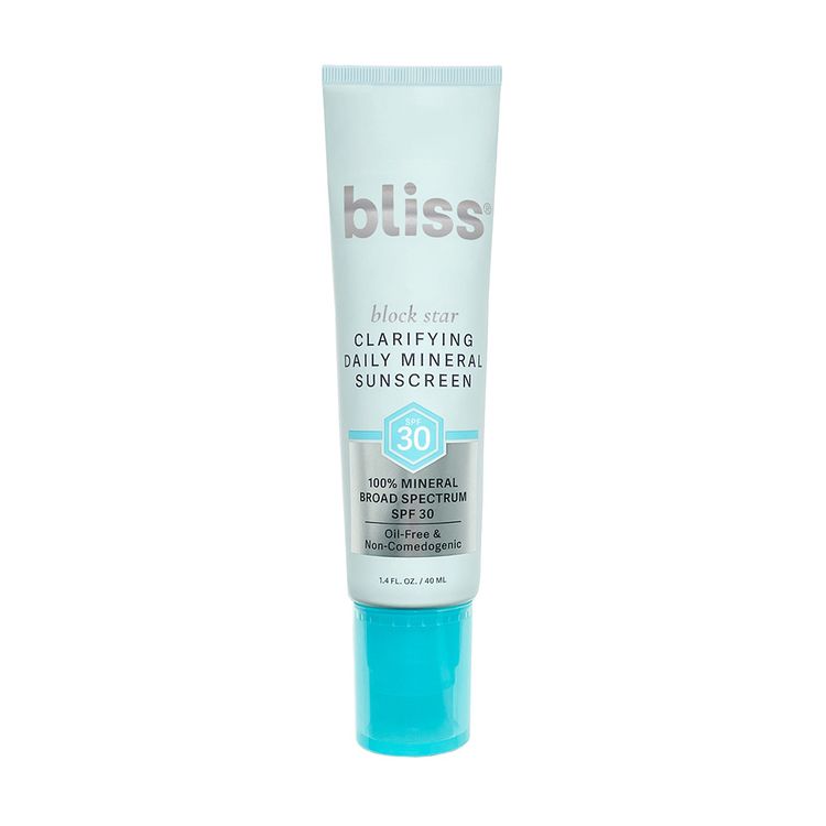 Bliss Block Star Clarifying Daily Mineral Sunscreen SPF 30 (originally $25, now $20)
