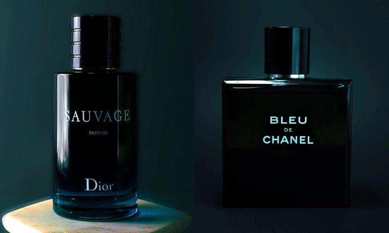 Dior and Chanel colognes