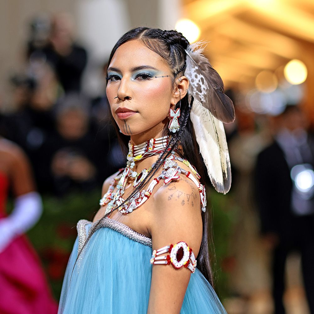 Quannah Chasinghorse met gala hair 2022
