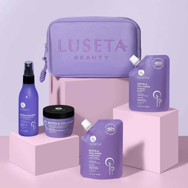 Luseta Biotin & Collagen Jet-Set Hair Strengthen Kit ($39)