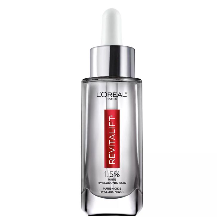 Best Hyaluronic Acid Serum: L'Oreal Paris L'Oreal Paris Revitalift Derm Intensives Hyaluronic Acid Serum ($28)