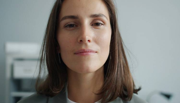 Woman in an office
