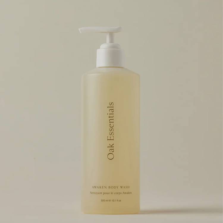 Oak Essentials Awaken Body Wash ($36)