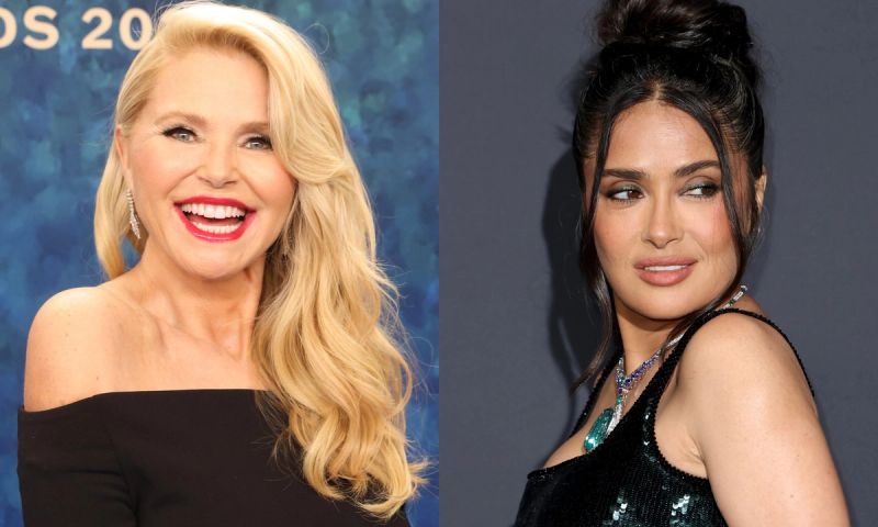 Christie Brinkley and Salma Hayek