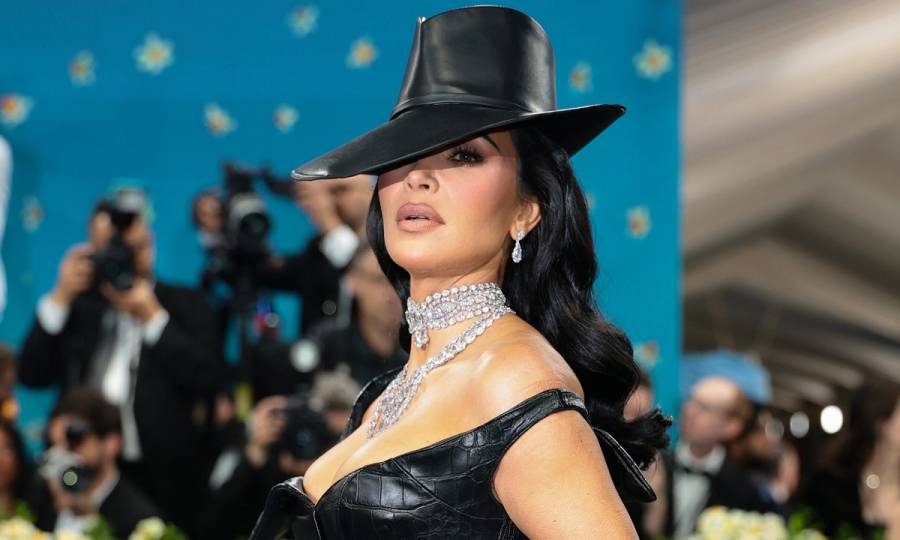 Kim Kardashian attends the 2025 Met Gala Celebrating "Superfine: Tailoring Black Style" at Metropolitan Museum of Art on May 05, 2025 in New York City.