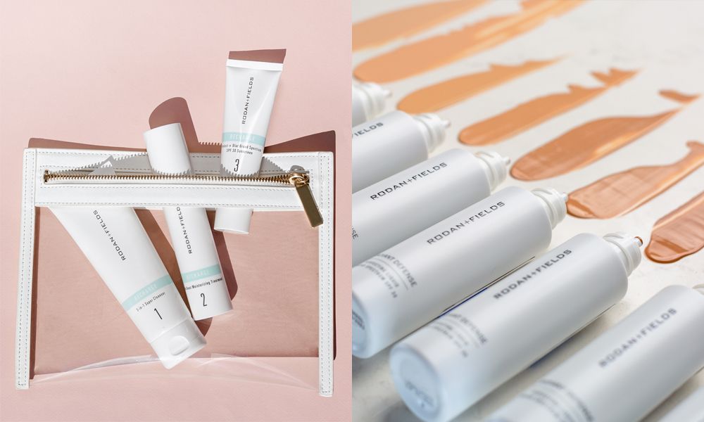Rodan + Fields skin care products and makeup