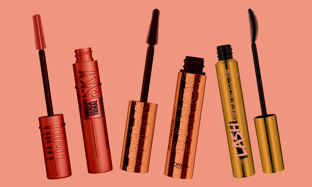 various drugstore mascaras