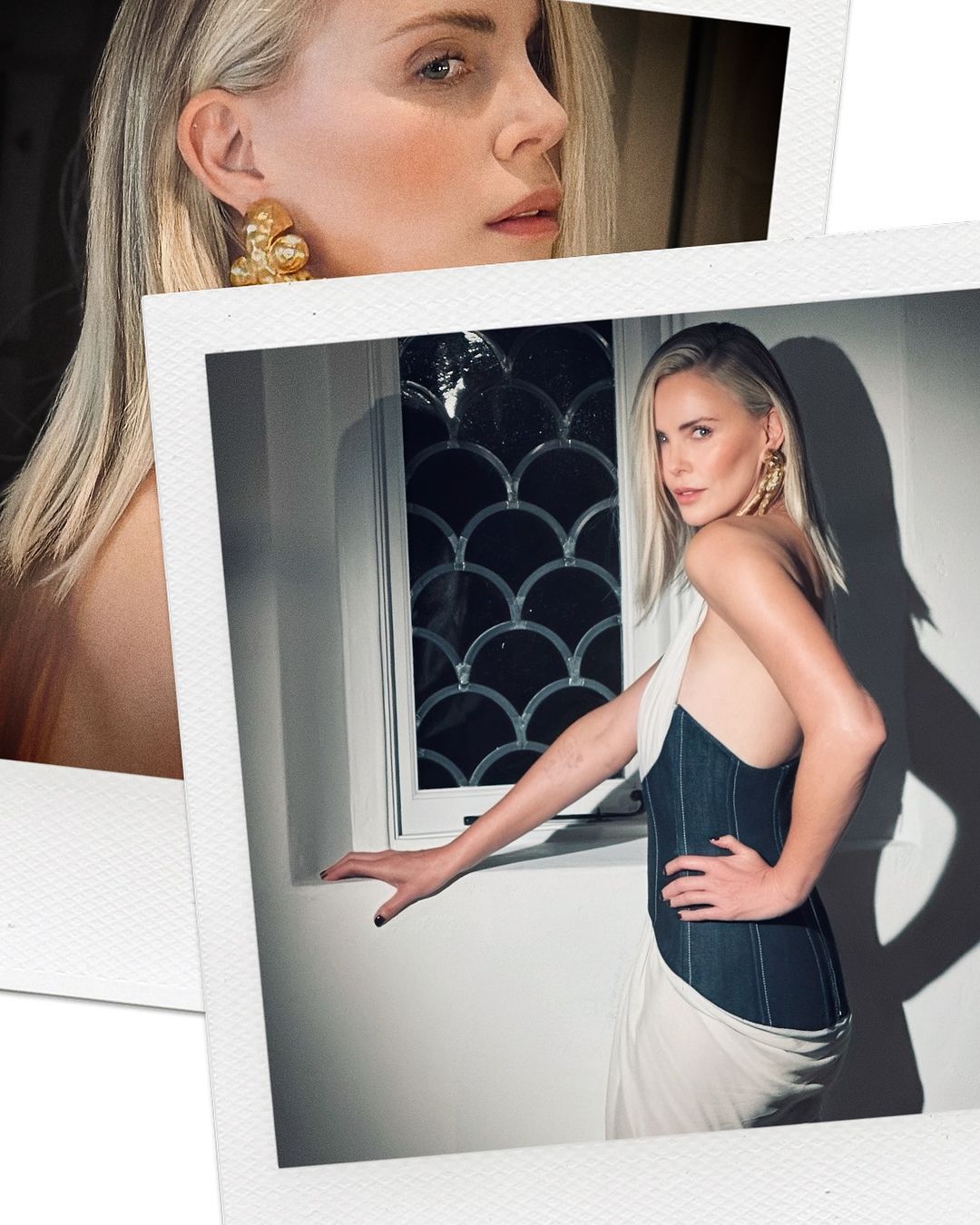 Charlize Theron's Bronzy Glam
