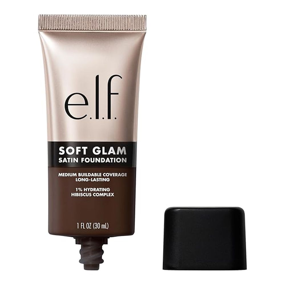 The Best Drugstore Foundation for Deep Skin Tones: e.l.f. Cosmetics Soft Glam Satin Foundation ($8)