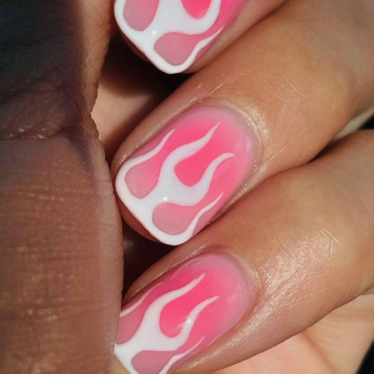 Hot Pink Flames