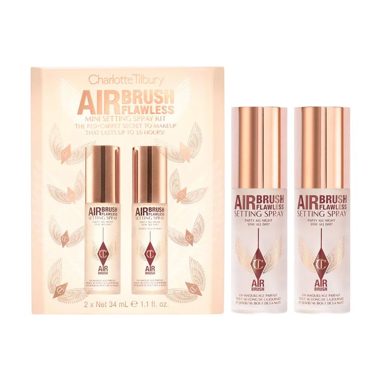 Charlotte Tilbury Mini Airbrush Flawless Setting Spray Duo Gift Set ($32)