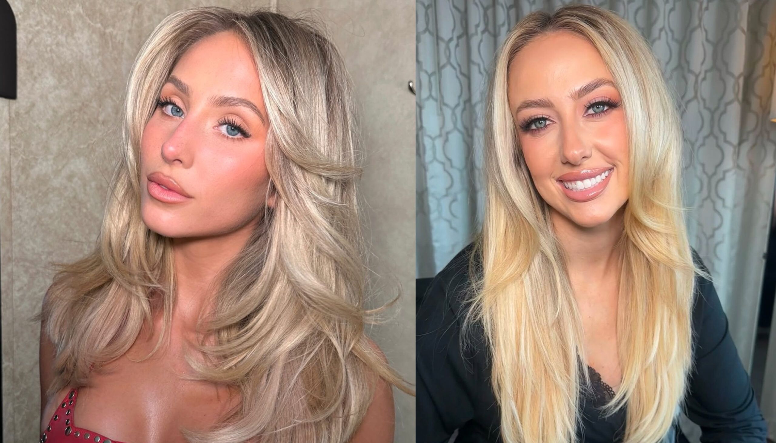 alix earle and brittany mahomes dolce glow tans