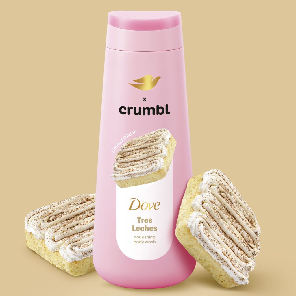 dove x crumbl body wash