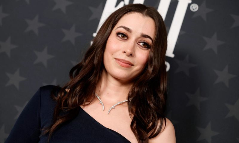 Cristin Milioti, winner of the Best Actress in a Limited Series or Movie Made for Television Award for “The Penguin”, poses in the press room during the 30th Annual Critics Choice Awards at Barker Hangar on February 07, 2025 in Santa Monica, California.