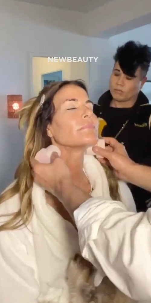 Kelly Bensimon’s Glass Skin Secret Is a Brush