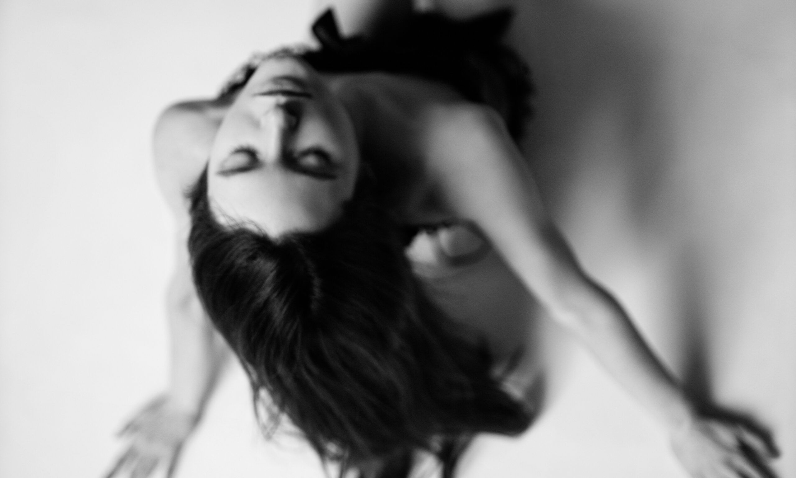 Sensual woman lying down