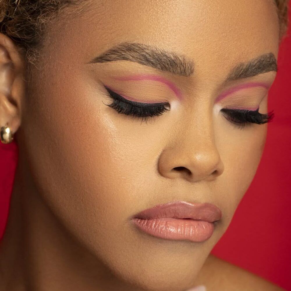 Petal pink and peach tones