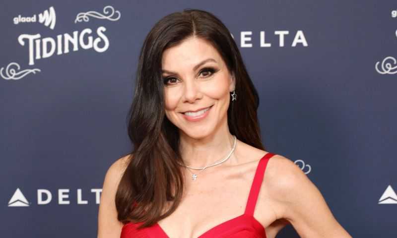 Heather Dubrow attends GLAAD Tidings Presented by Delta on December 16, 2024 in Los Angeles, California.
