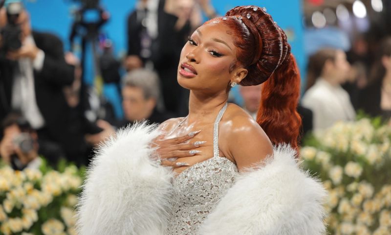 Megan Thee Stallion attends the 2025 Met Gala Celebrating "Superfine: Tailoring Black Style" at Metropolitan Museum of Art on May 05, 2025 in New York City.