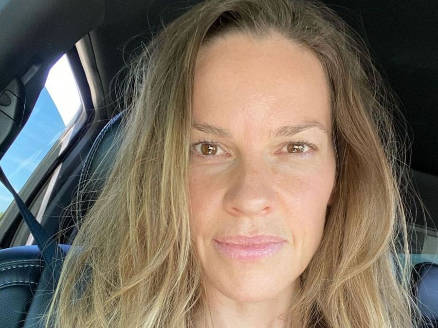 Hilary Swank Can’t Live Without This Tinted SPF Serum
