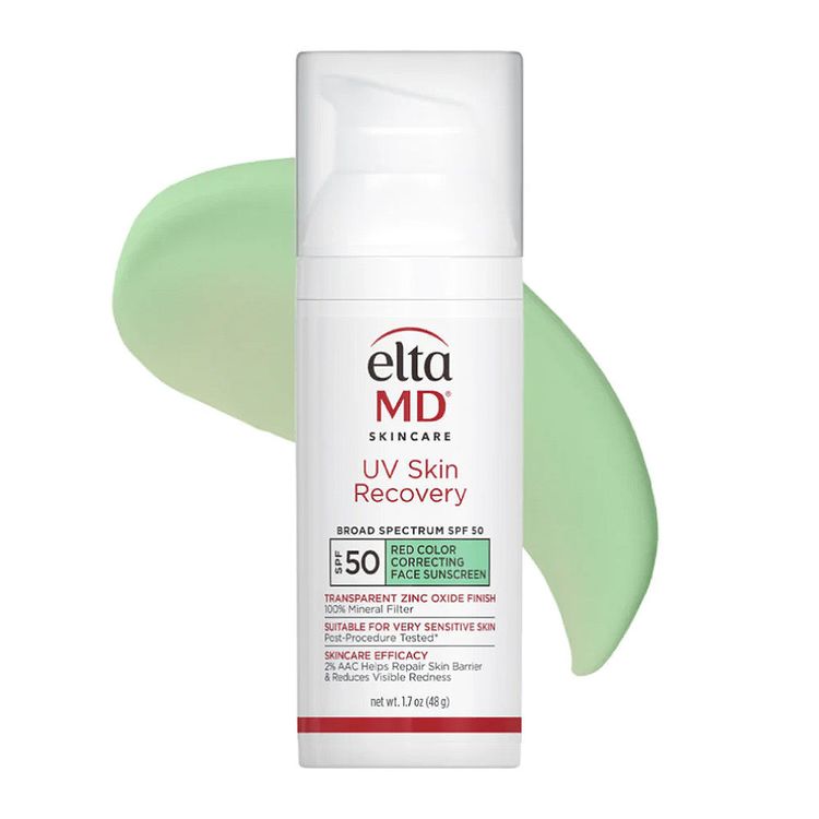 EltaMD UV Skin Recovery Red Color Correcting Green Tint Broad Spectrum SPF 50 ($52)