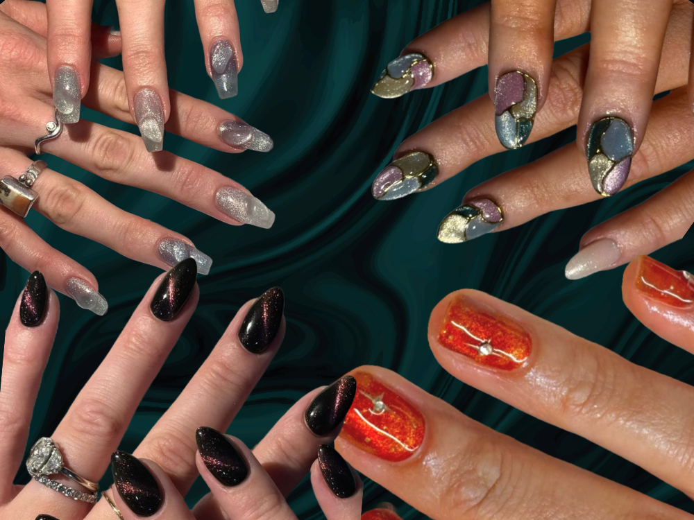 Crushed Velvet Nails Are a Holiday Manicure Must-Have