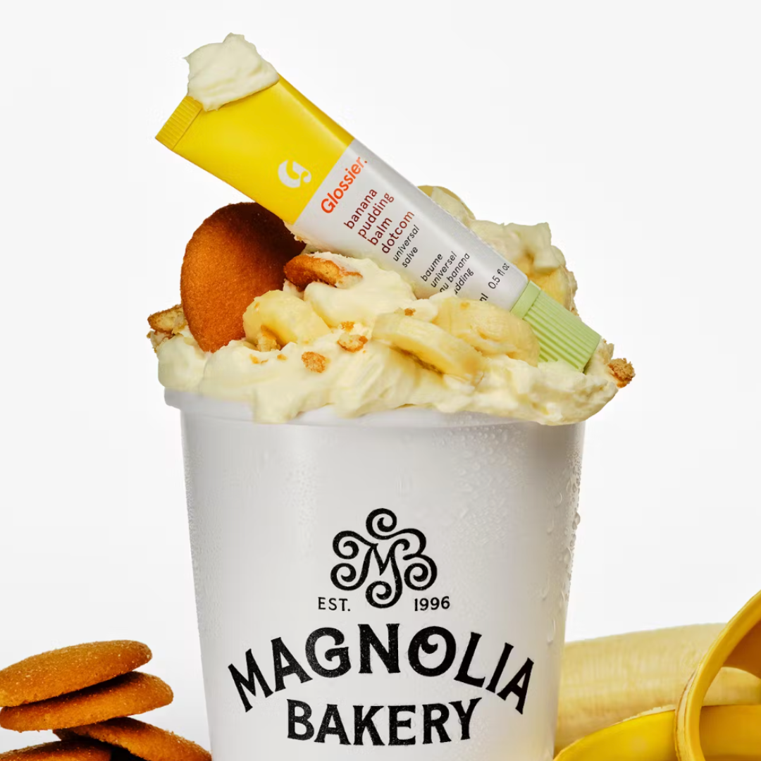 Glossier x Magnolia Bakery Balm Dot Com Banana Pudding ($16)