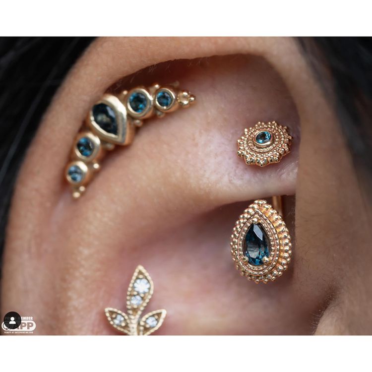 rook ear piercing