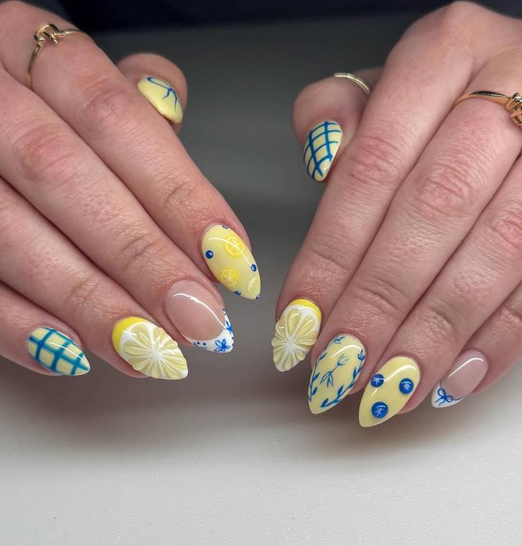 lemon nails