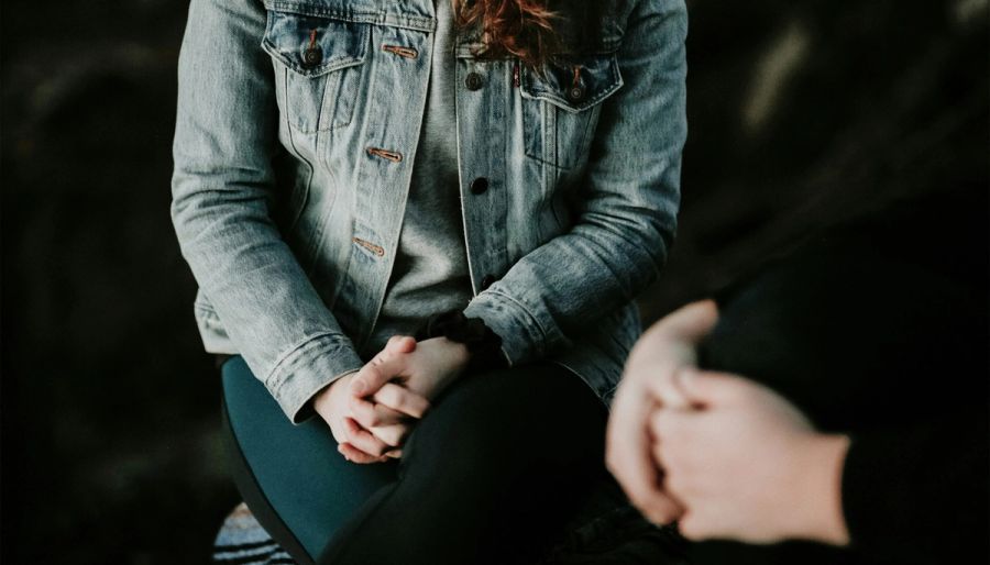 woman sitting