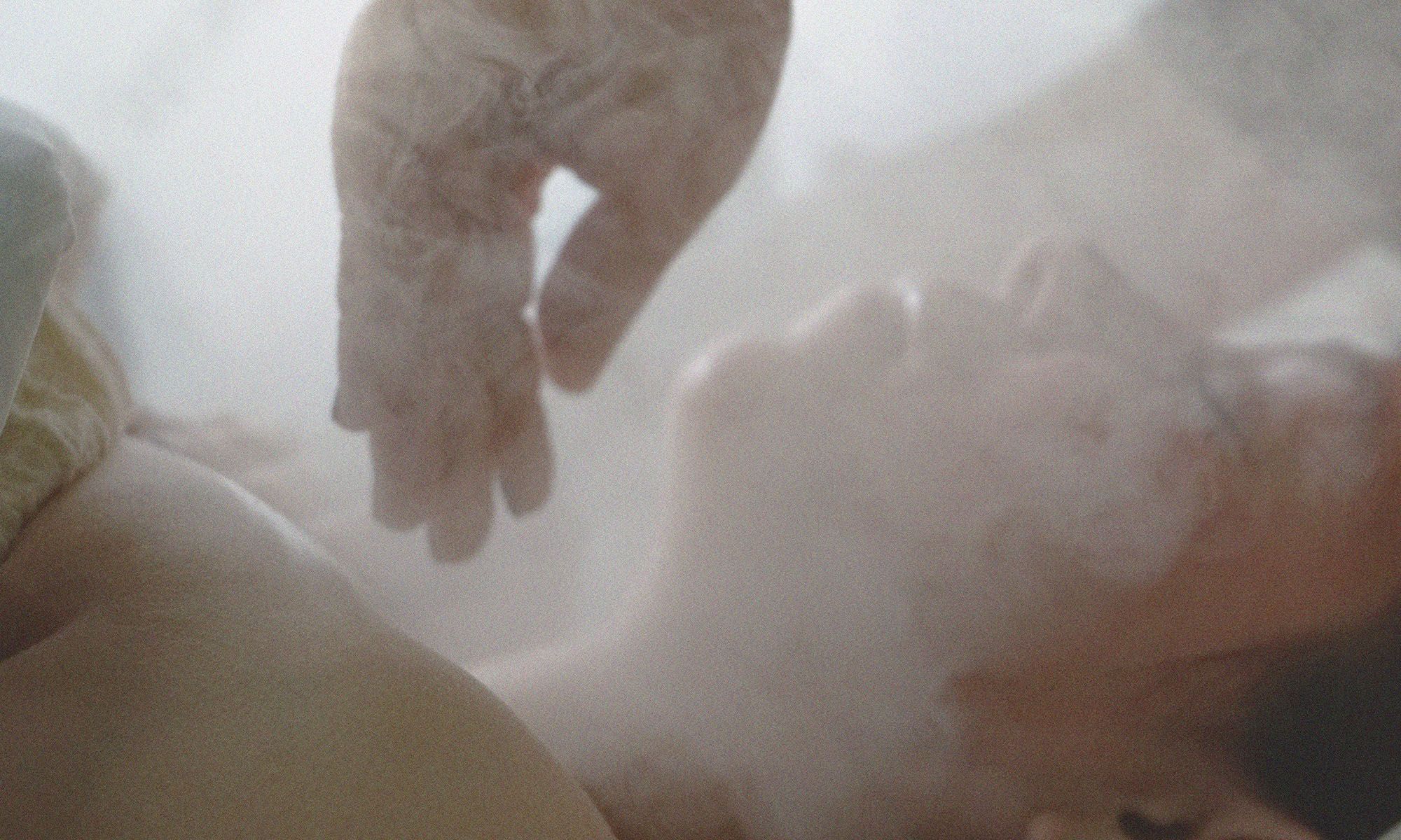 woman getting spa massage treatement