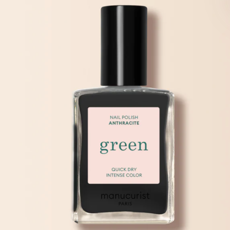Manicurist Paris Green Natural Nail Polish in "Anthracite" ($14)
