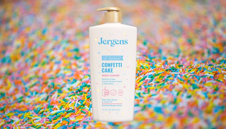 Jergens confetti cake lotion