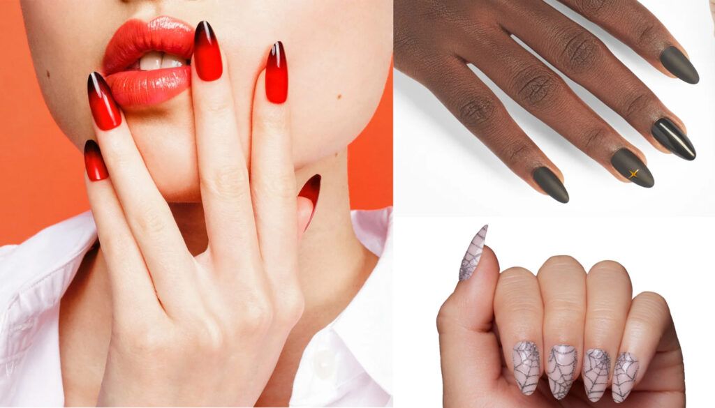 halloween press-on nails