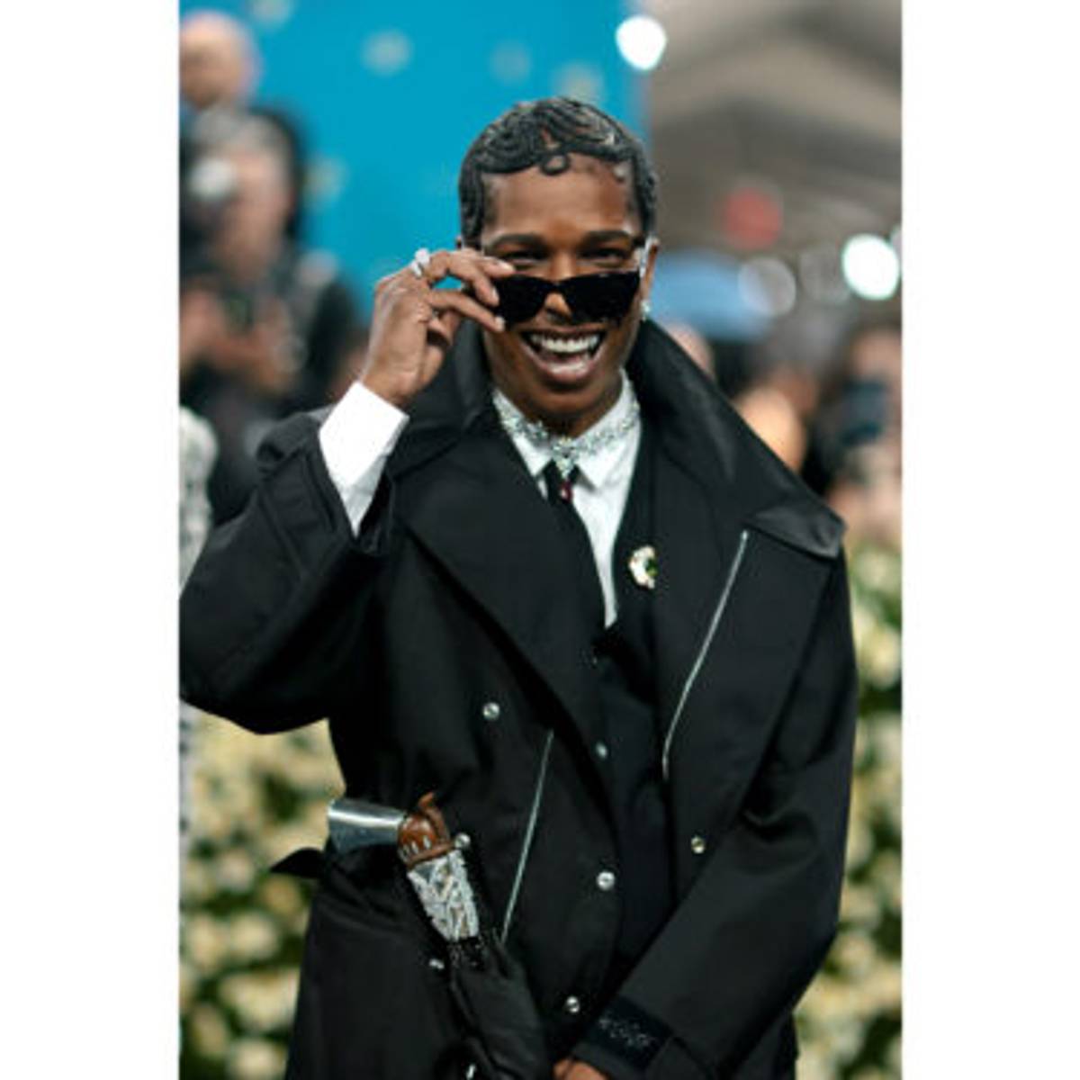 Met Gala Co-Chair A$AP Rocky attends the 2025 Met Gala Celebrating "Superfine: Tailoring Black Style" at Metropolitan Museum of Art on May 05, 2025 in New York City.