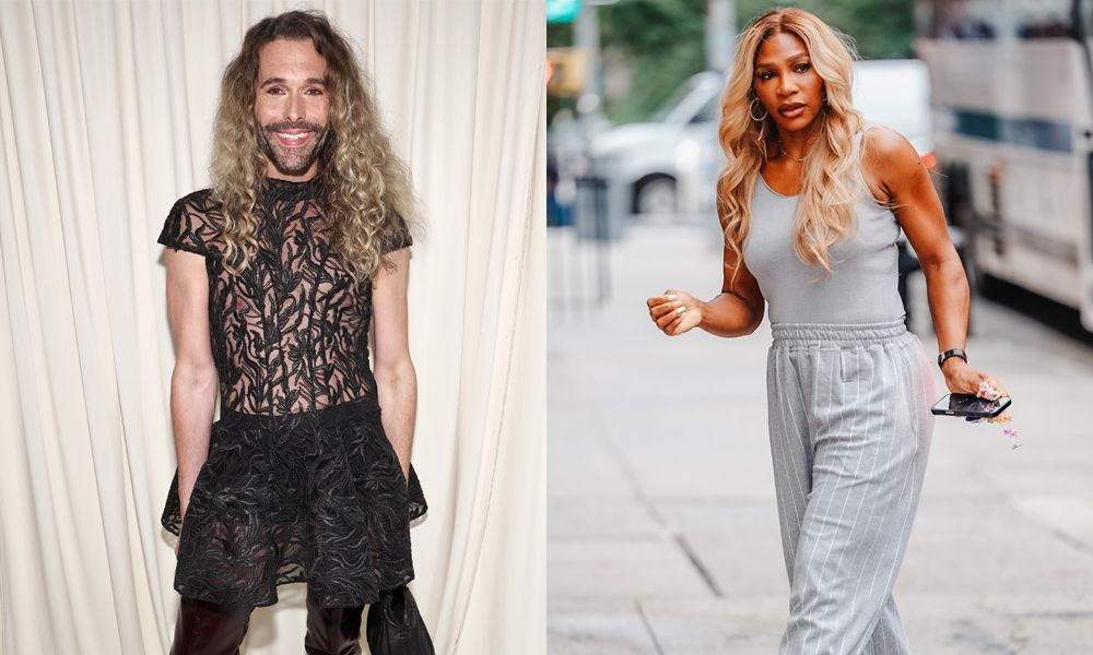 Jonathon Van Ness and Serena Williams