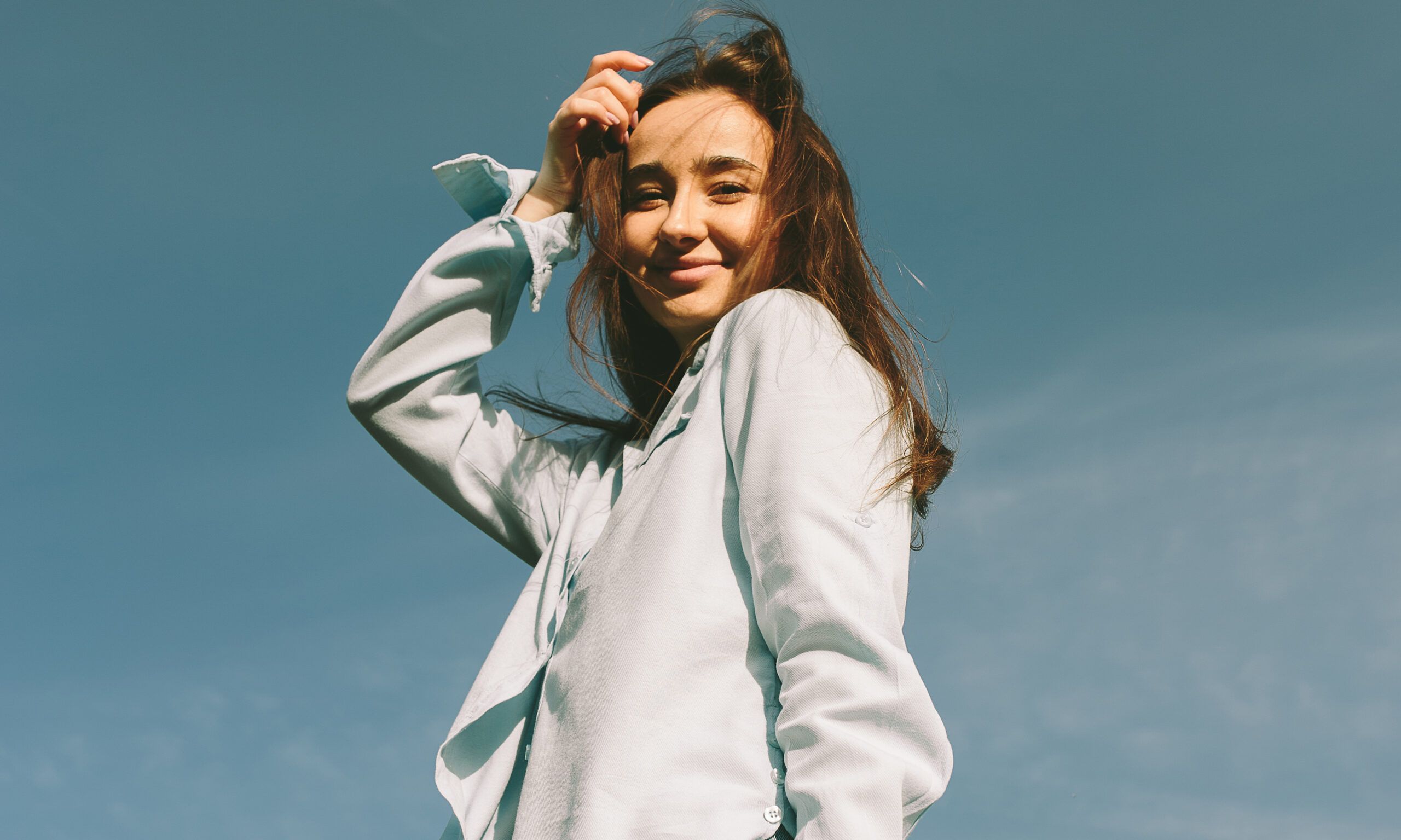 Young woman's outdoor portrait