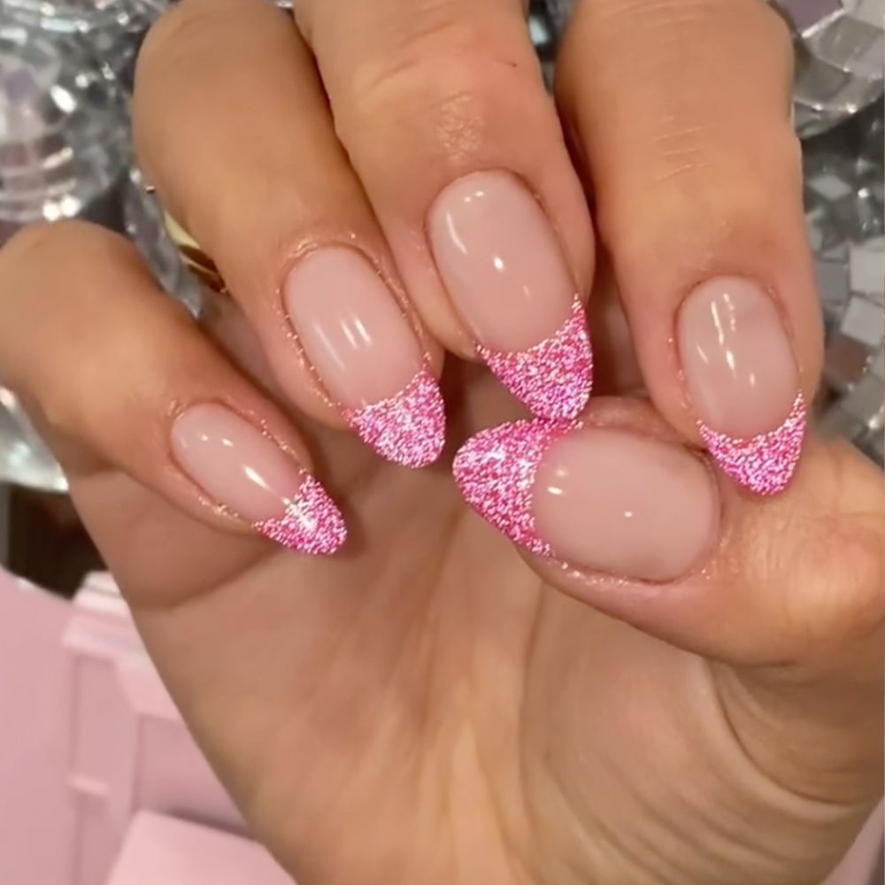 Glitter French Manicure