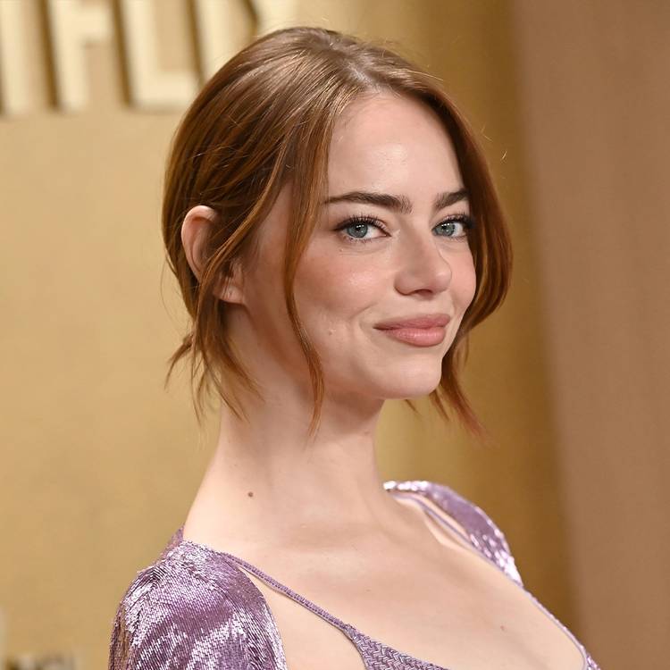 Emma Stone’s Soft Auburn