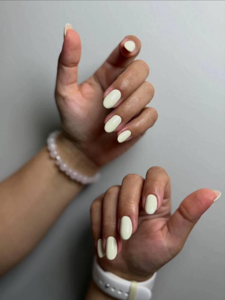 cream nail polish