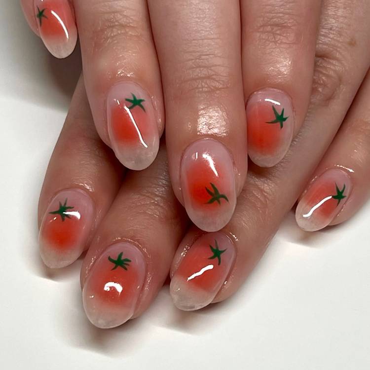 15 Nail Designs to Match Your Mani to Your Favourite Cocktail | Beauty 6 bloody mary nails