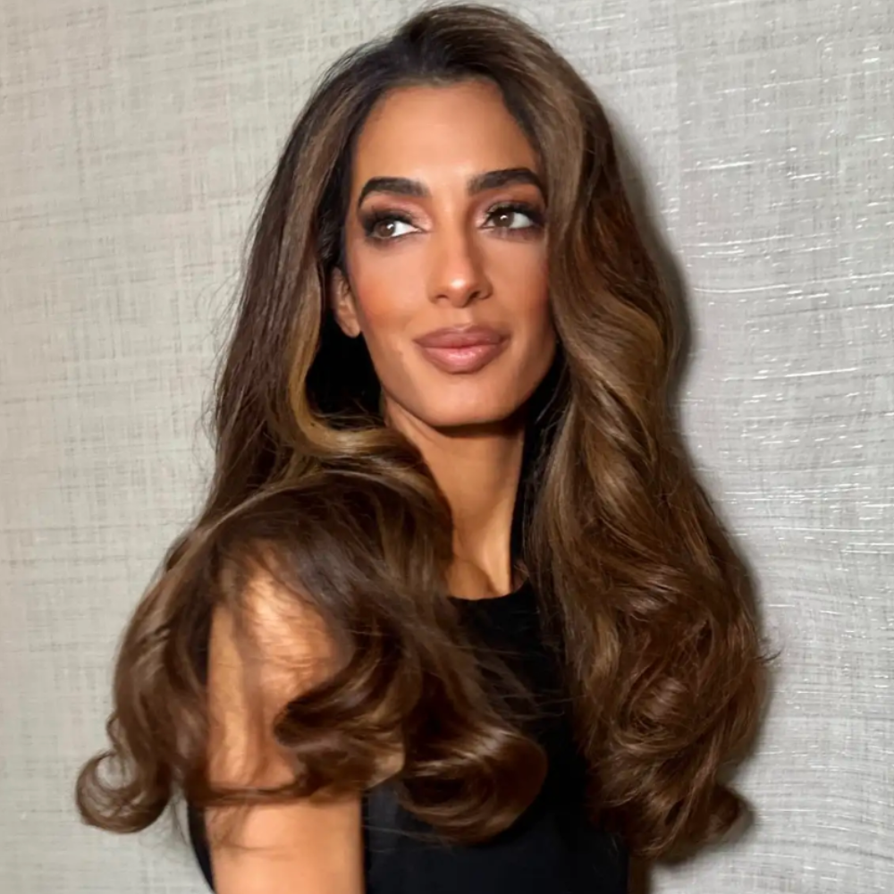 Amal Clooney before the Tony Awards