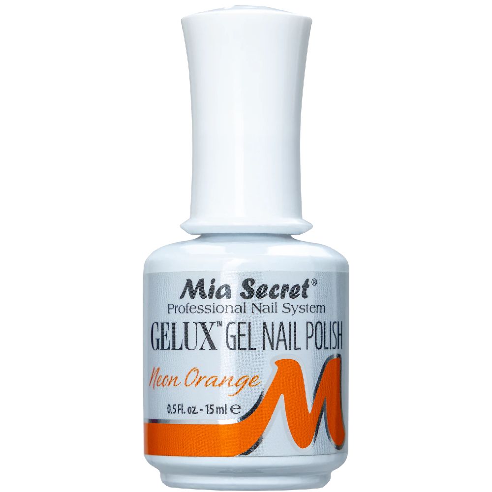 Mia Secret Gelux Gel Nail Polish in Neon Orange