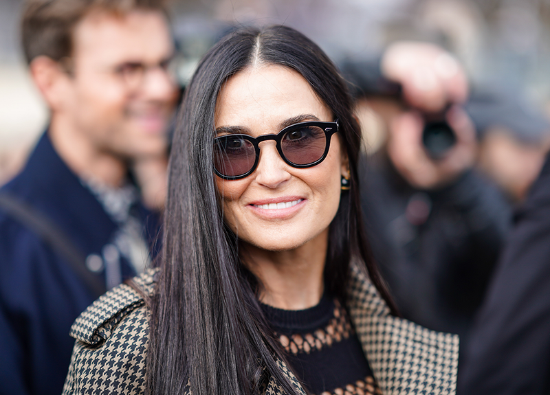 Social Media Is Losing It Over Demi Moore’s Carpeted Bathroom, But We’re More Interested in the Beauty Products